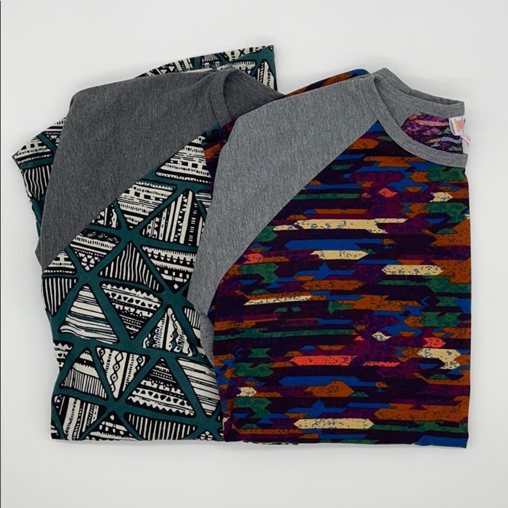 Two Small LuLaRoe Randy Shirts